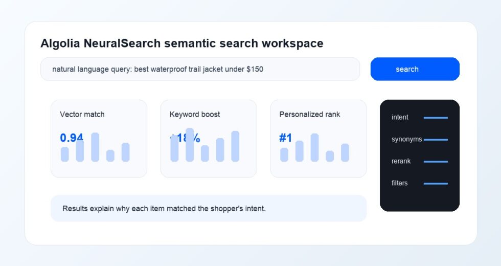 Algolia NeuralSearch Review 2026: Features, Pricing, Use Cases, Pros and Cons