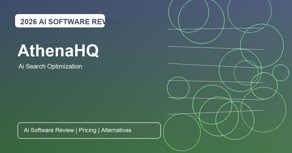 AthenaHQ Review for AI search optimization