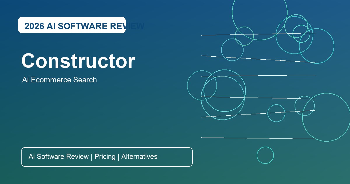 Constructor Review for AI ecommerce search