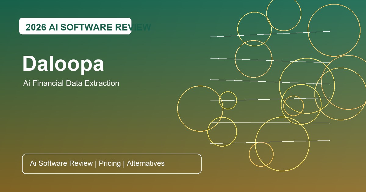 Daloopa Alternatives for AI financial data extraction