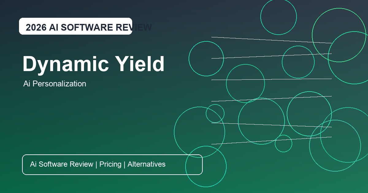 Dynamic Yield Review for AI personalization
