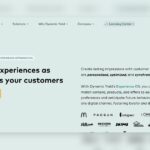 Dynamic Yield official homepage screenshot for AI software review