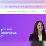 Eightfold AI official website screenshot for AI software review