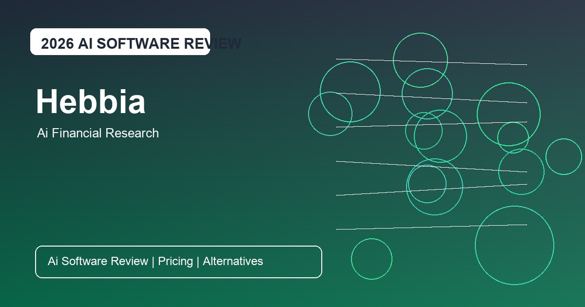 Hebbia Review for AI financial research