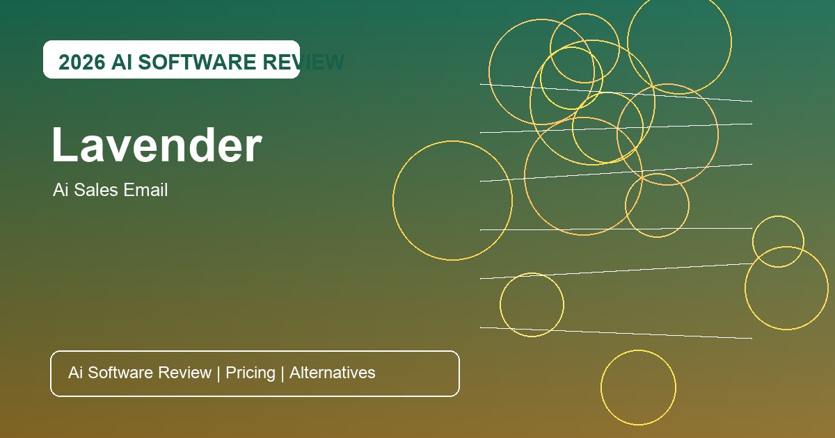Lavender Review for AI sales email