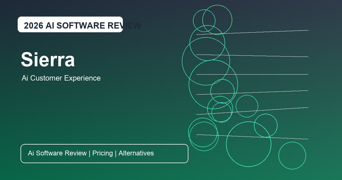 Sierra Alternatives for AI customer experience