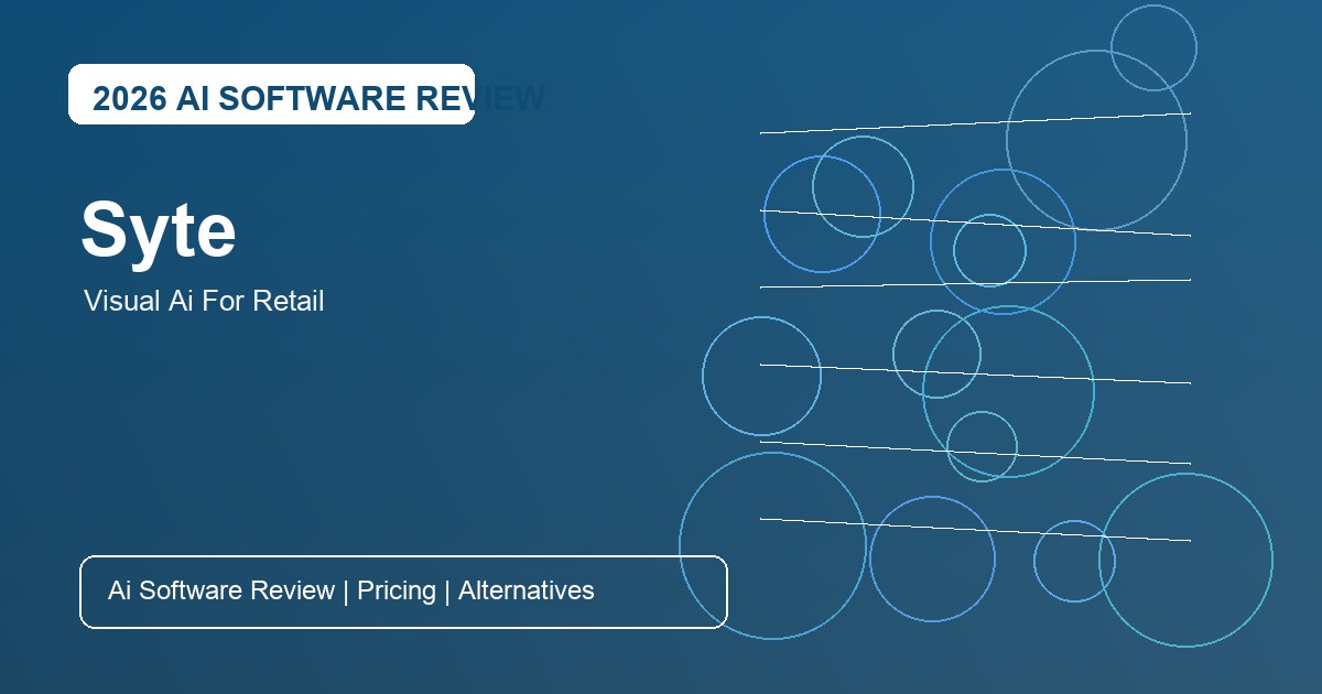 Syte Review for visual AI for retail